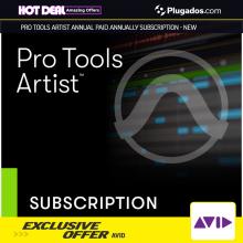 Oferta Exclusiva - Pro Tools Artist - Nueva suscripción - Licencia de 1 año